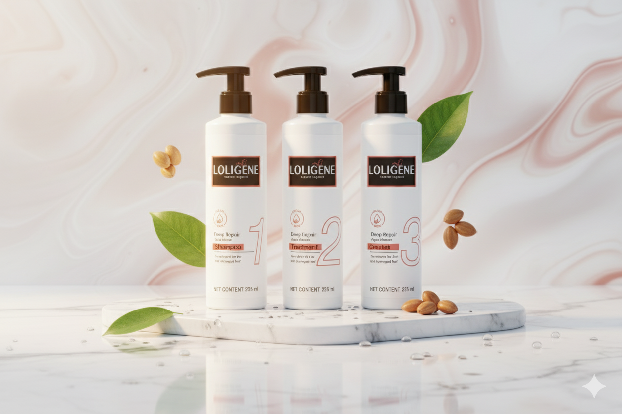 Loligene Deep Repair Argan Treatment Comprehensive Hair & Scalp Care