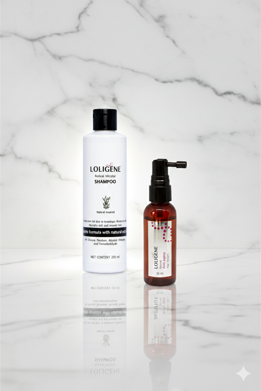 Revival Anti-Aging Hair Serum x Micellar Shampoo